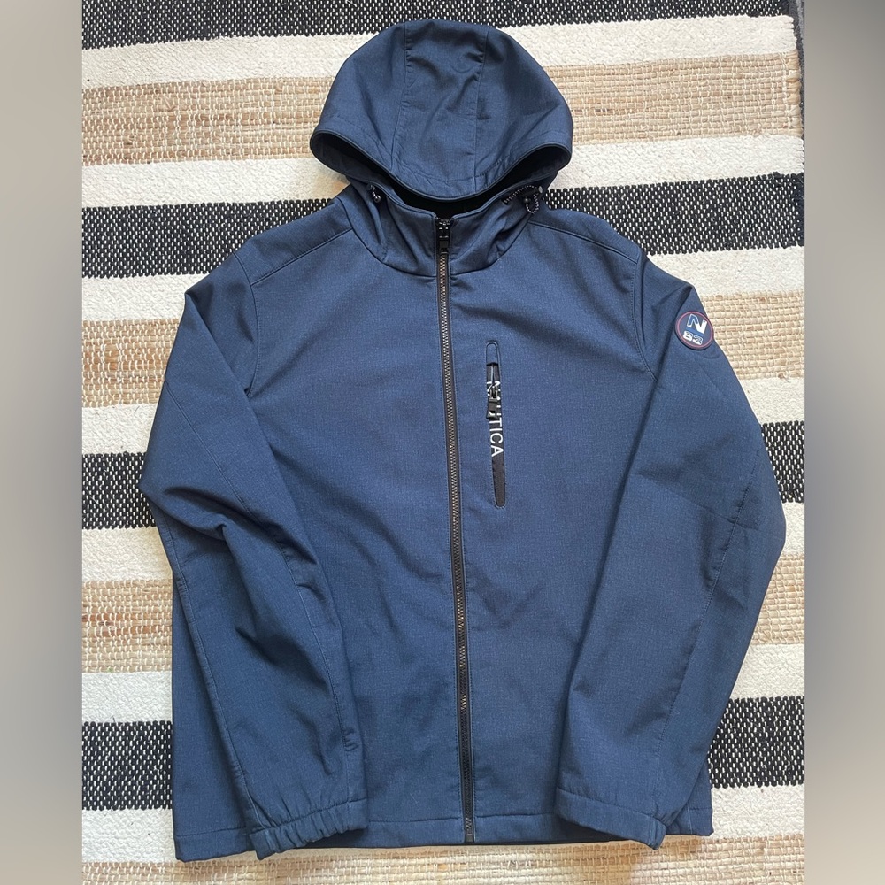 Náutica N83 Navy Blue Jacket Size M